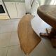 Round Barrois table with benches