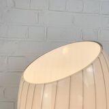 Large Murano glass table lamp with lined pattern 1950-60