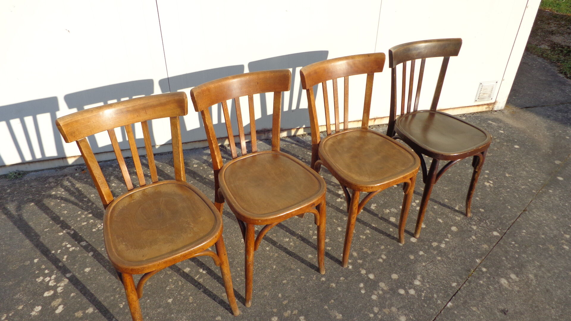 Set de 4 chaises bistrot Mahieu
