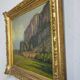 Ernest Victor Hareux (1847-1909) Oil on canvas painting Mountain landscape