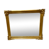 Old golden mirror