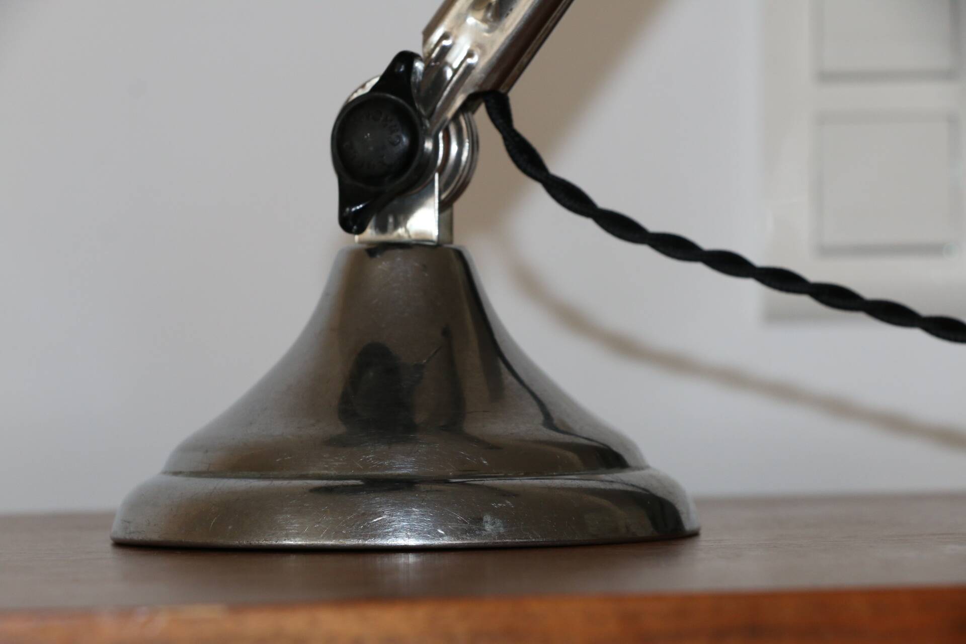 Pair of Super Chrome lamps 1930