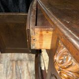 Alsatian buffet museum from the 17th century in walnut circa 1700