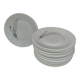 Fine porcelain plates from sologne, lamotte