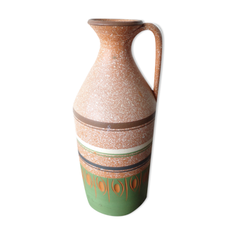 Carafe en terre cuite motif ethnique