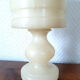 Brutalist alabaster lamp 1970