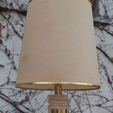 Table lamp in marble, brass and plastic, 1960