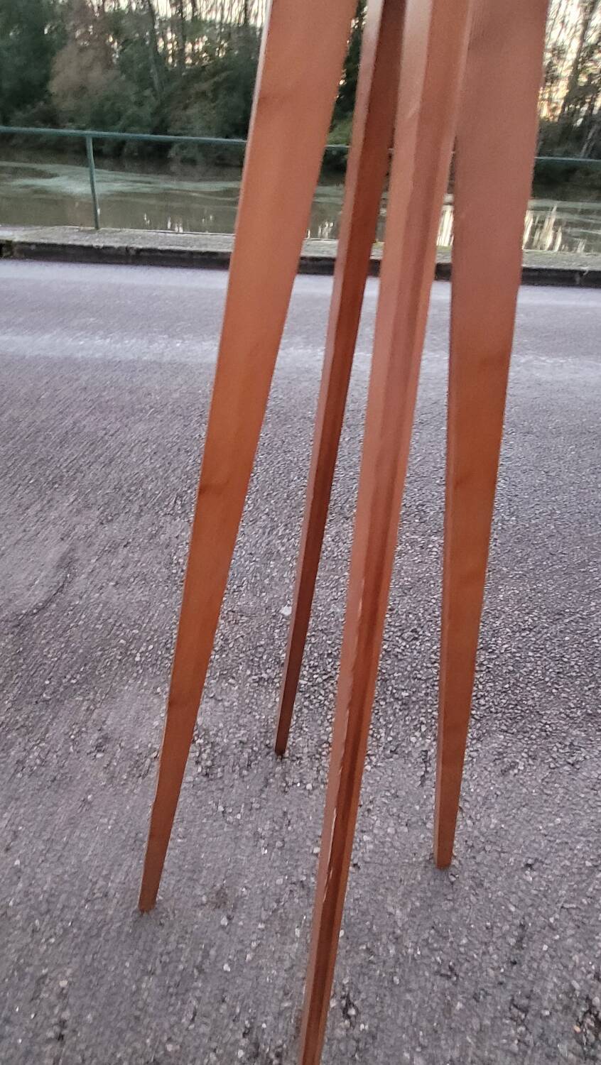 Designer wooden coat rack