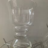 Trio de vases vintage en verre