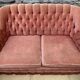 Living room 3 pieces velvet toad
