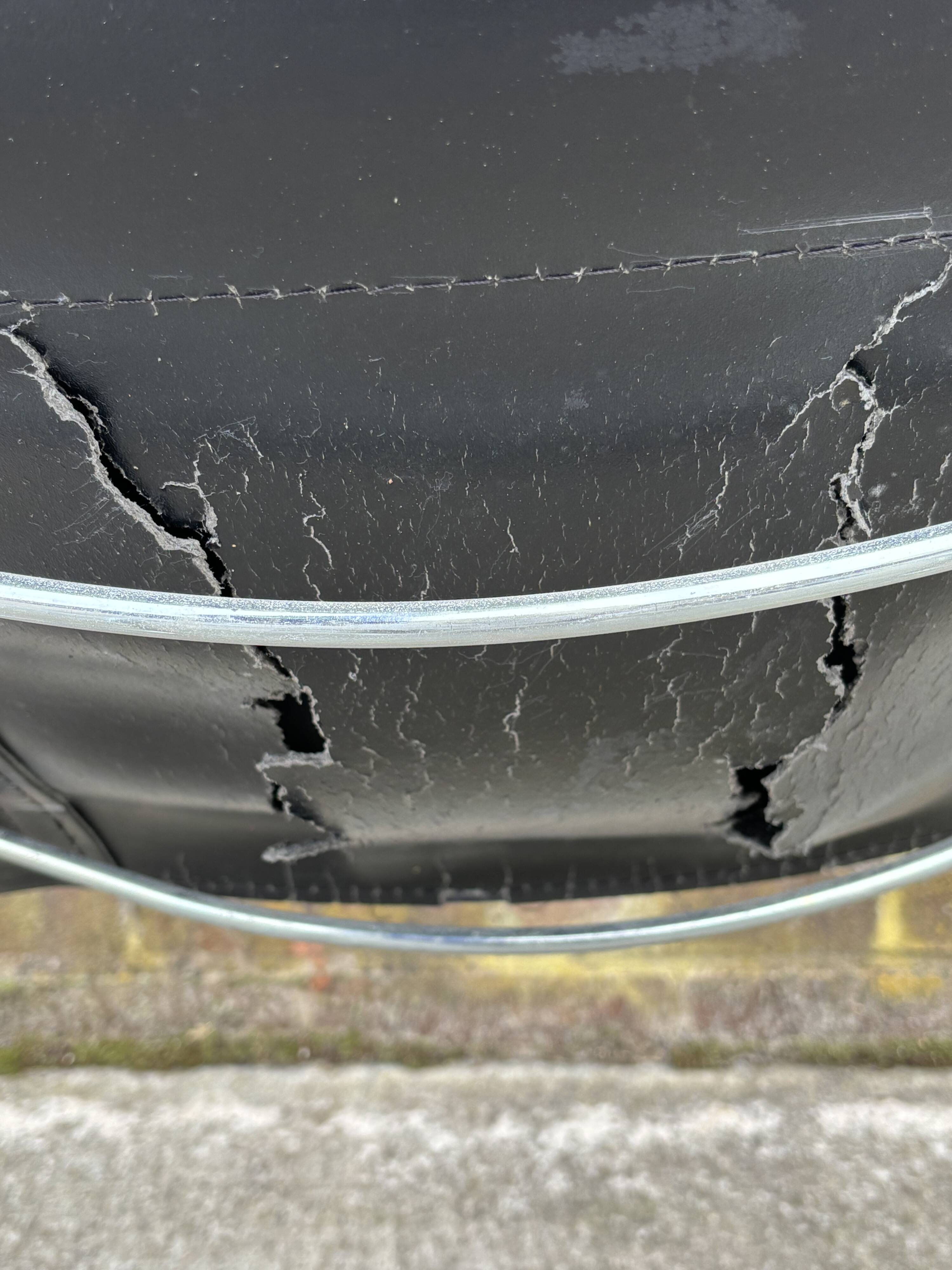 Set of 4 design cantilever chairs black and chrome design made in Italy