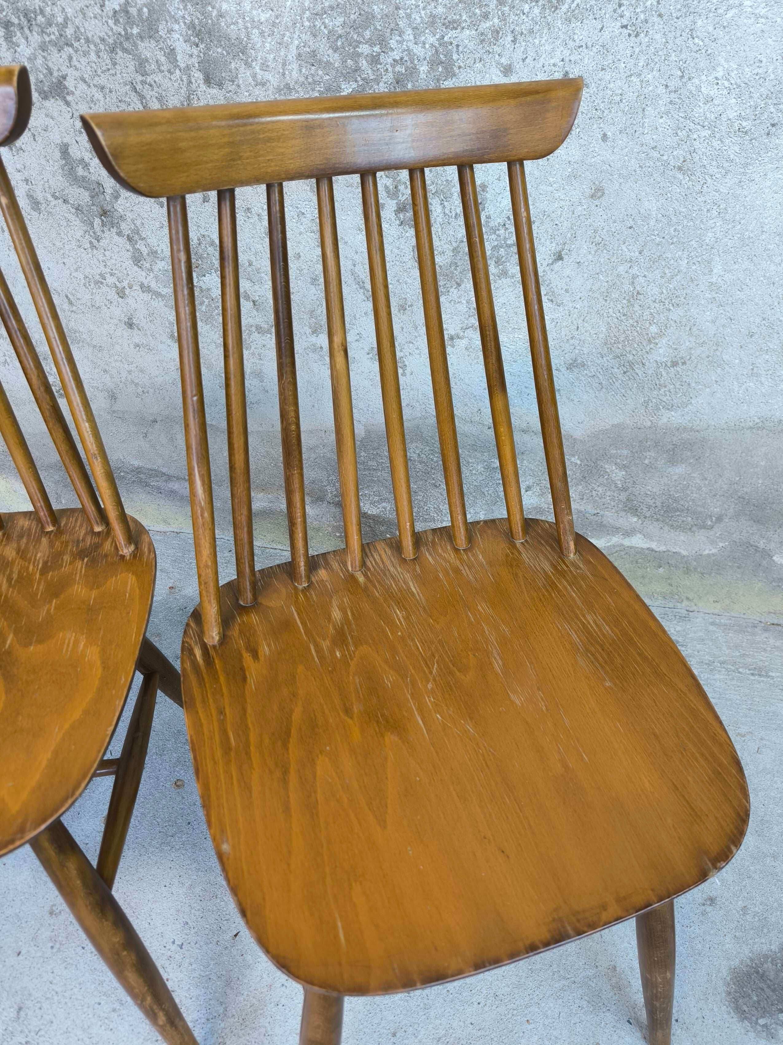 Pair of vintage Scandinavian chairs.