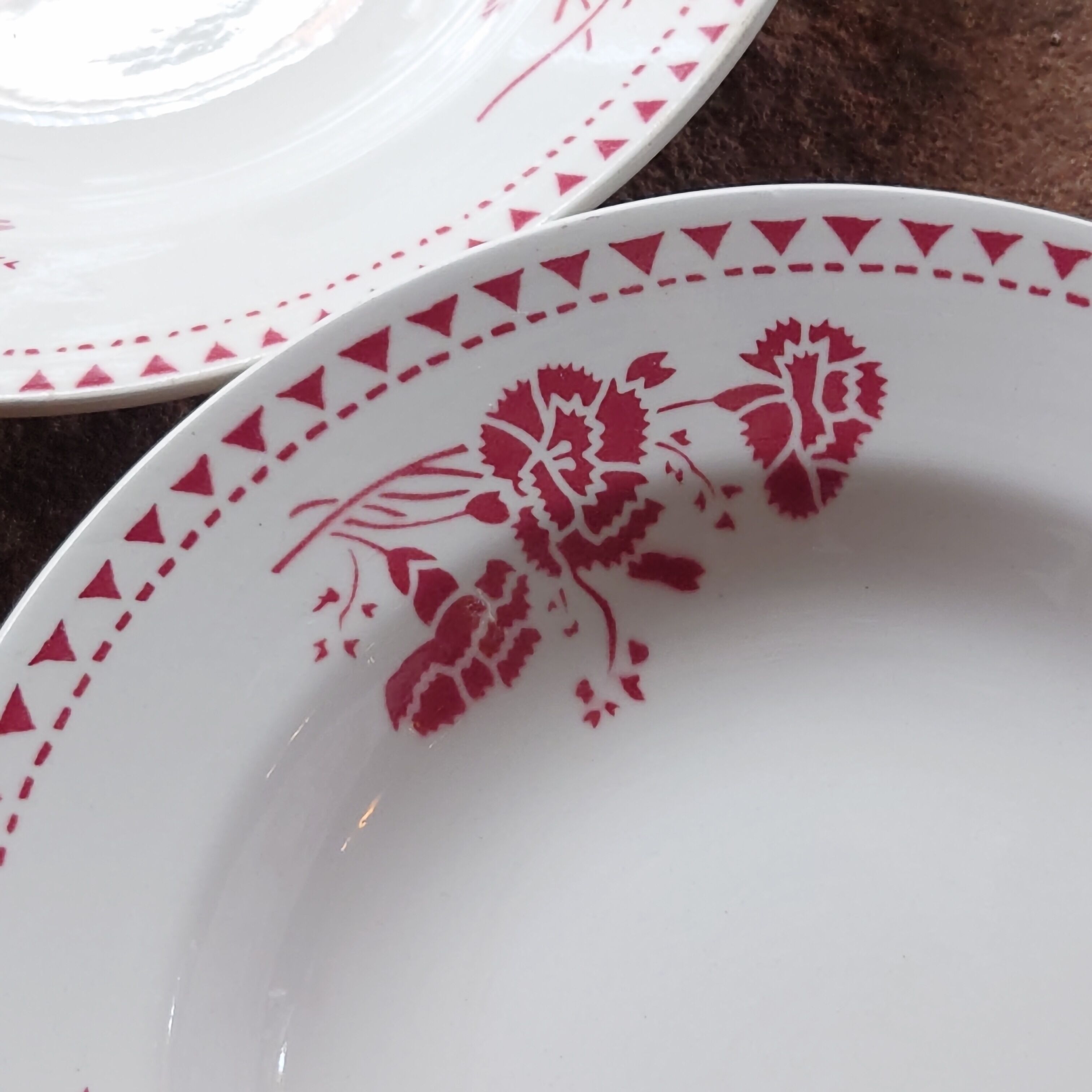 Hollow plates "Elise" Sarreguemines and Digoin