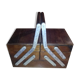 Solid wood sewing basket