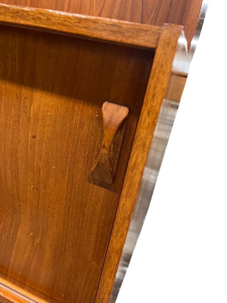 Vintage wooden library / shelf / display cabinet
