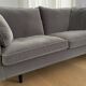 Pair of SITS Julia sofas – Dedar Silver velvet – excellent condition