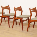 4 x dining chairs | Erik Buch | Model 310 | Teak | re-upholstered