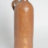 Bouteille en grès beige