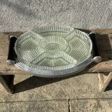 Antique mirrored tray for aperitif, old aperitif server