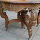 Napoleon III oak table with three extensions, 12 settings, late 19th century.
