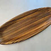 Large vintage ceramic dish by Sarreguemines, circa 1970's