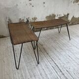 Duo of wicker tables RaouDuo of wicker tables Raoul Guysl Guys