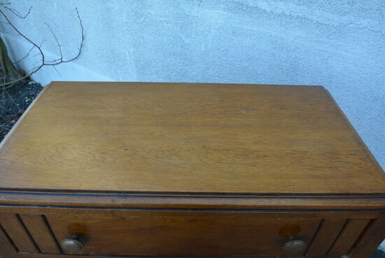 1960s chest of drawers wooden varnish