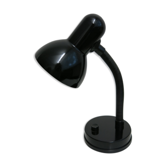 Lampe de bureau vintage noire
