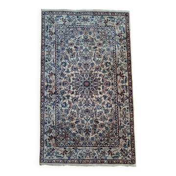 Handmade Persian Nain carpet 154x92cm
