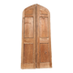 Arched (rounded) Pine Door with Two Leaves - Late 19th Century