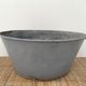 Ancienne bassine en zinc cache-pot 40 cm