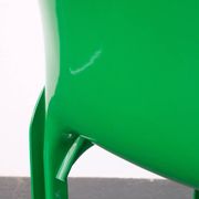 Green "Selene" chair by Vico Magistretti / Artemide