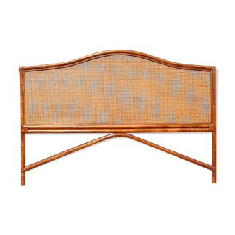 Headboard in bamboo and caning