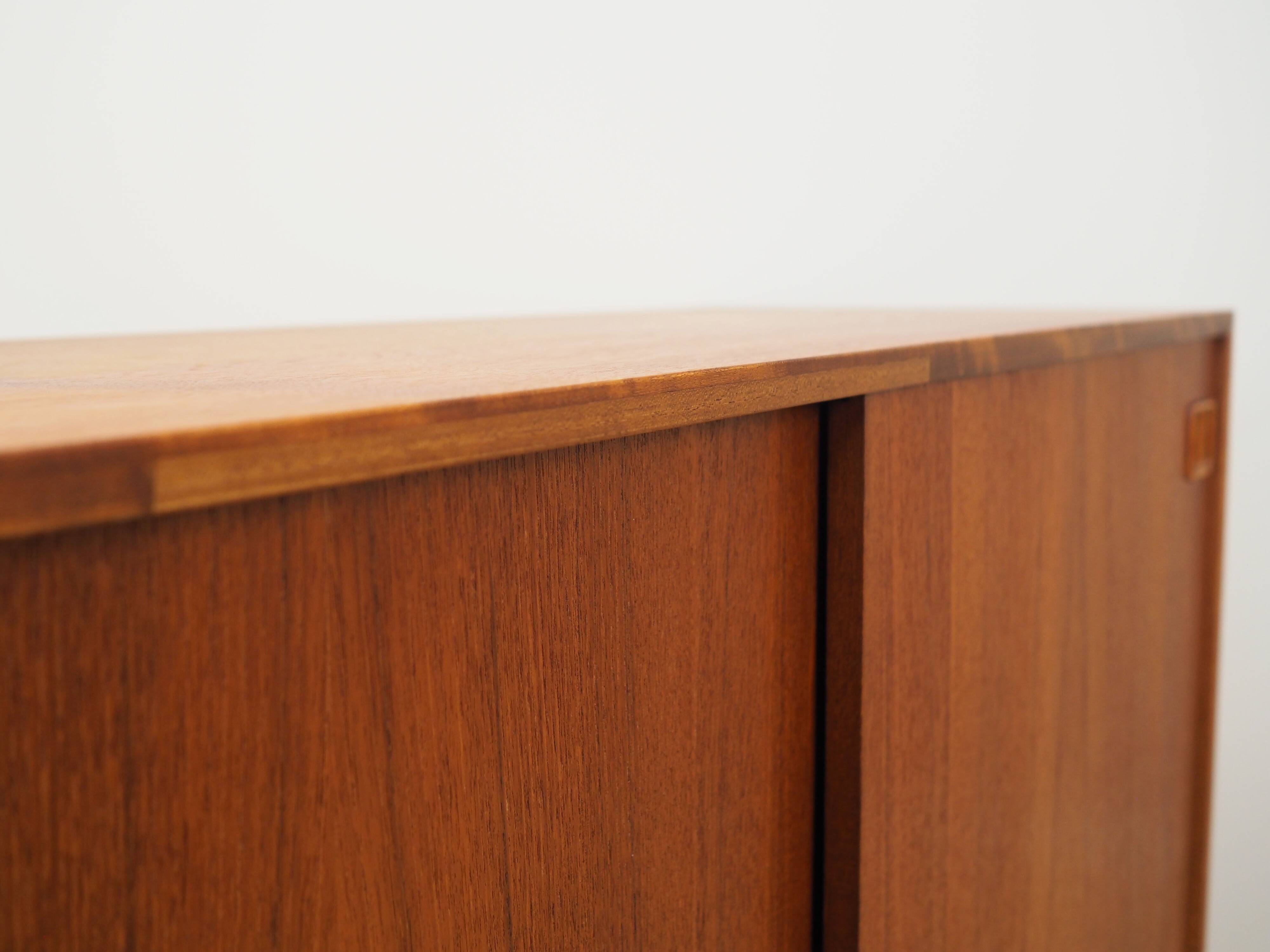 Teak sideboard, Danish design, 1970s, produced in Denmark