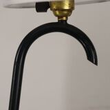Tripod floor lamp in tubular metal - 1950s
