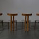 T back dining chairs - Europe 1960s