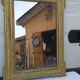 Mirror 19th wood and gilded stuk