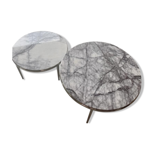 tables basses en marbre