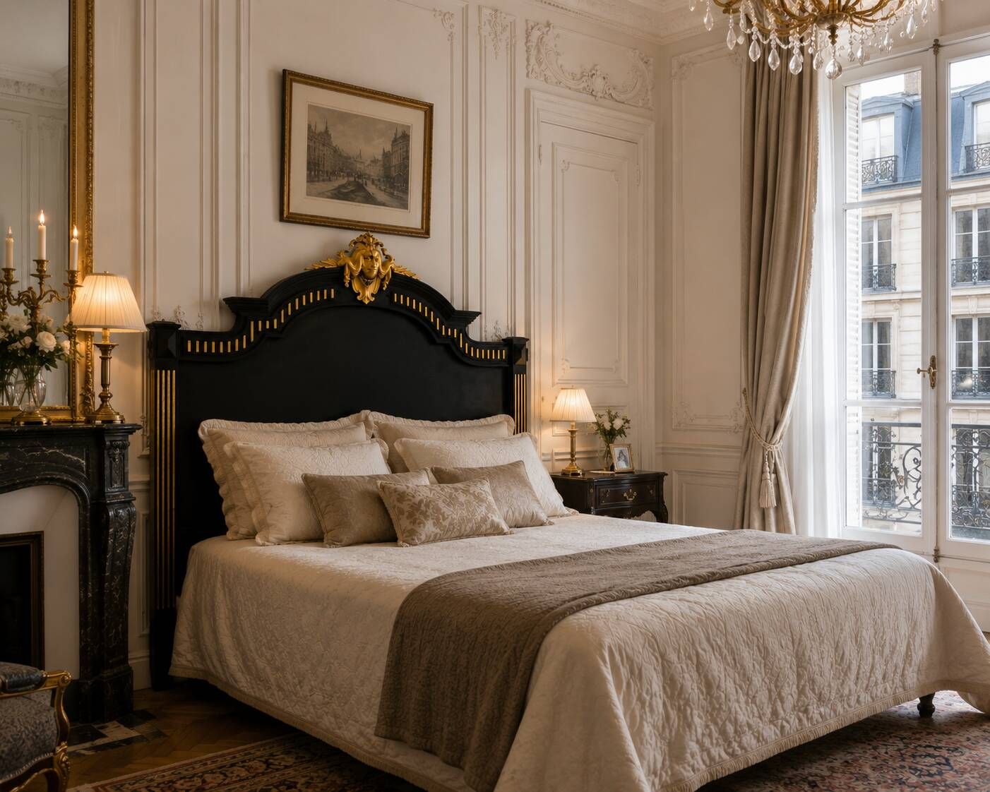 Louis XVI style headboard