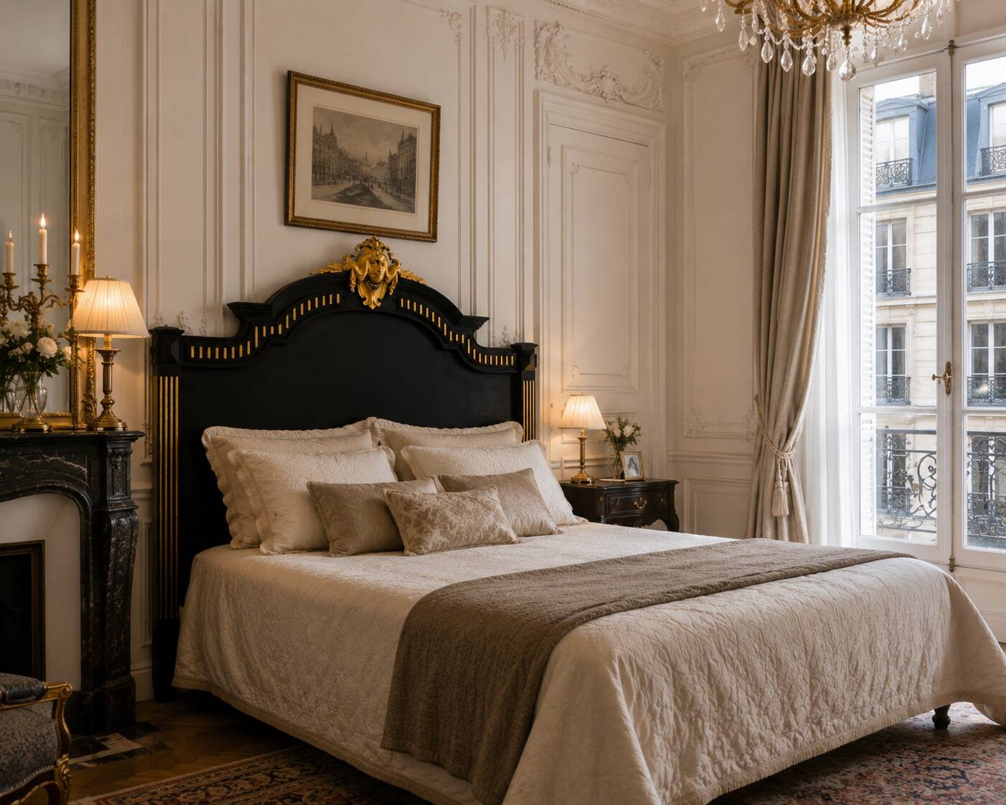 Louis XVI style headboard
