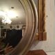 Silver round mirror 64cm