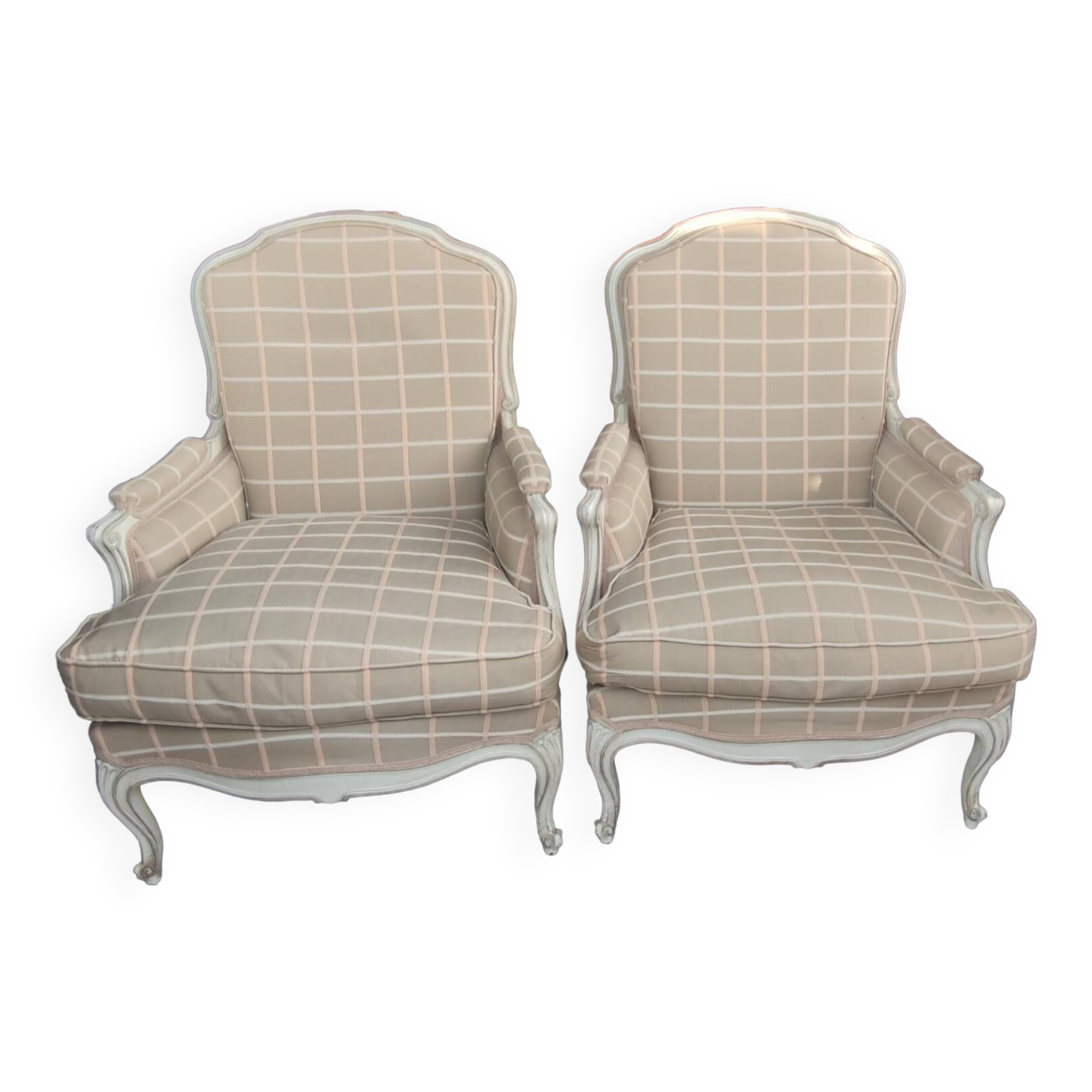 Ancienne Paire de bergères Style Louis XV