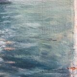 Tableau HST/P Marine Sailing Boat in Calm Weather signed (circa 1950)