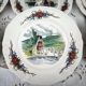 Set of 6 dessert plates Sarreguemines model Obernai