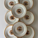 Creil and Montereau earthenware plates