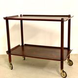 Midcentury Rosewood Serving Cart by Poul Hundevad