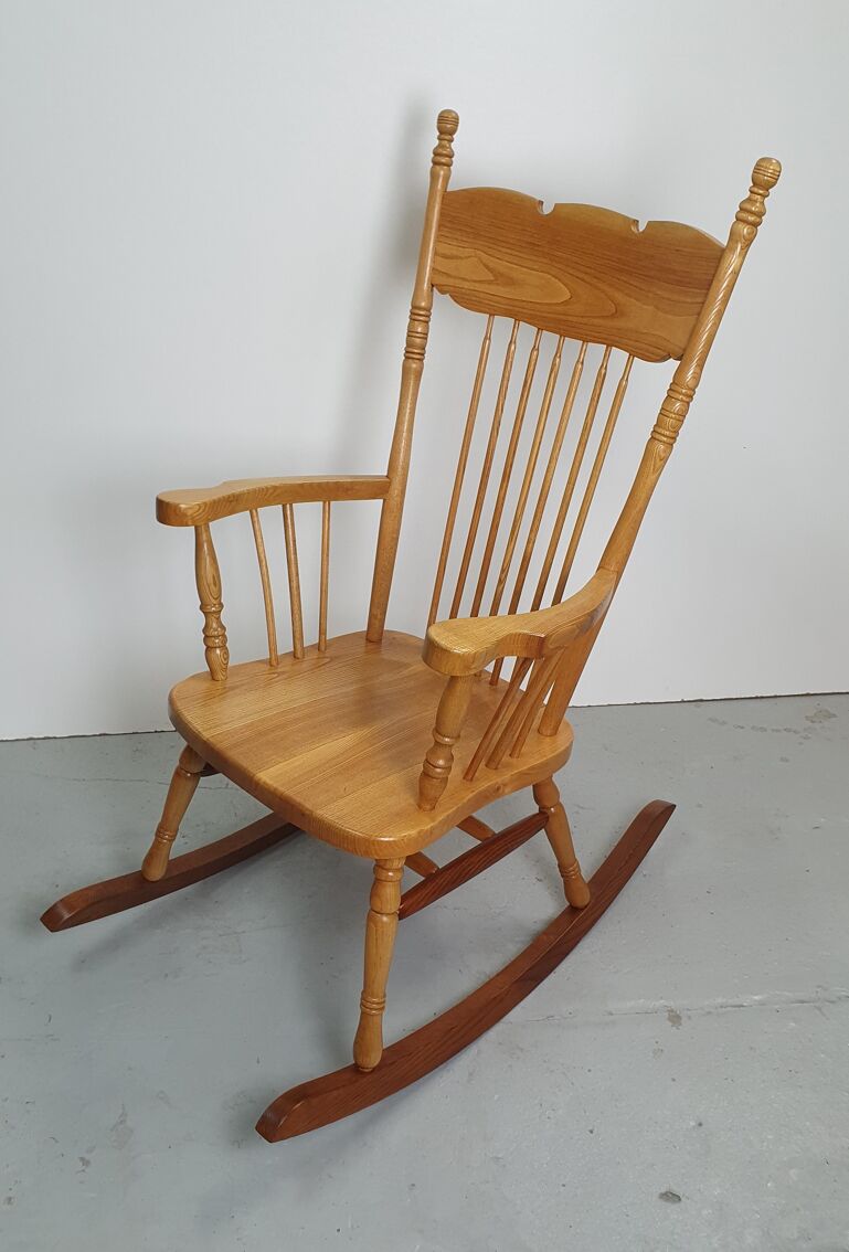 Oak rocking chair | Selency