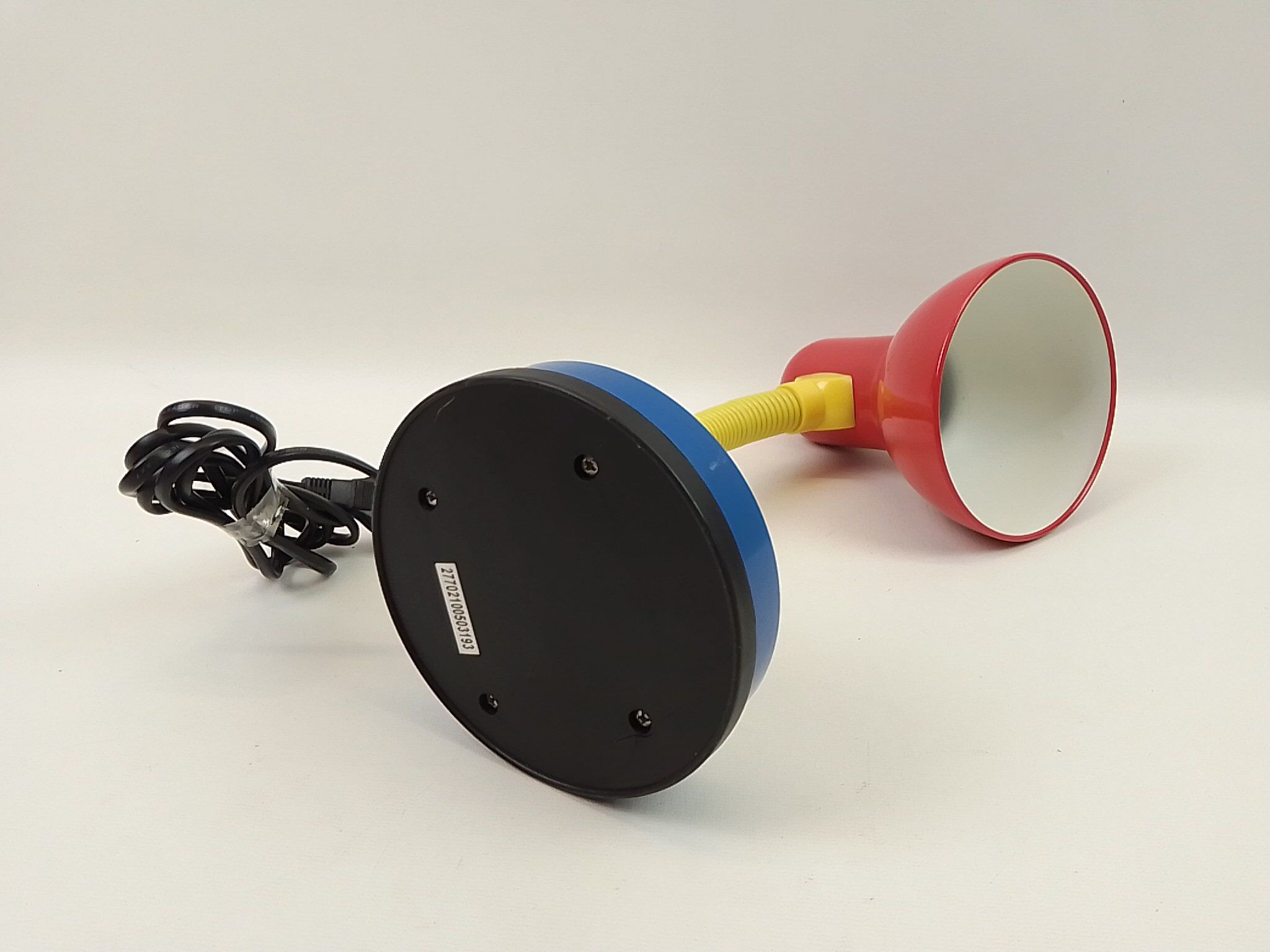 35cm blue, yellow and red desk lamp