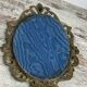 Brass frame and silk upholstery