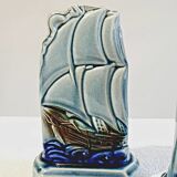 Pair of soliflores boats in dabr Sarreguemines ESDEVE